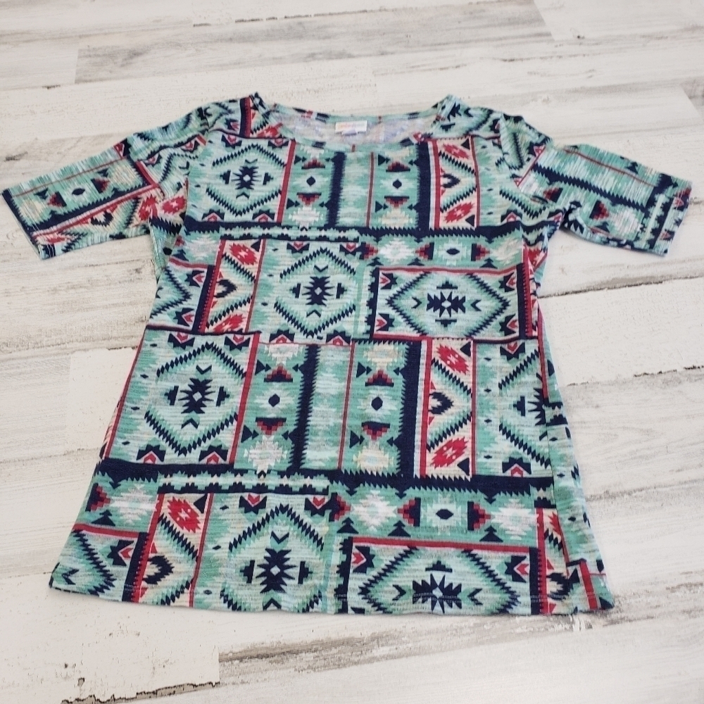 Lularoe Aztec Print Womens Top Size Medium
